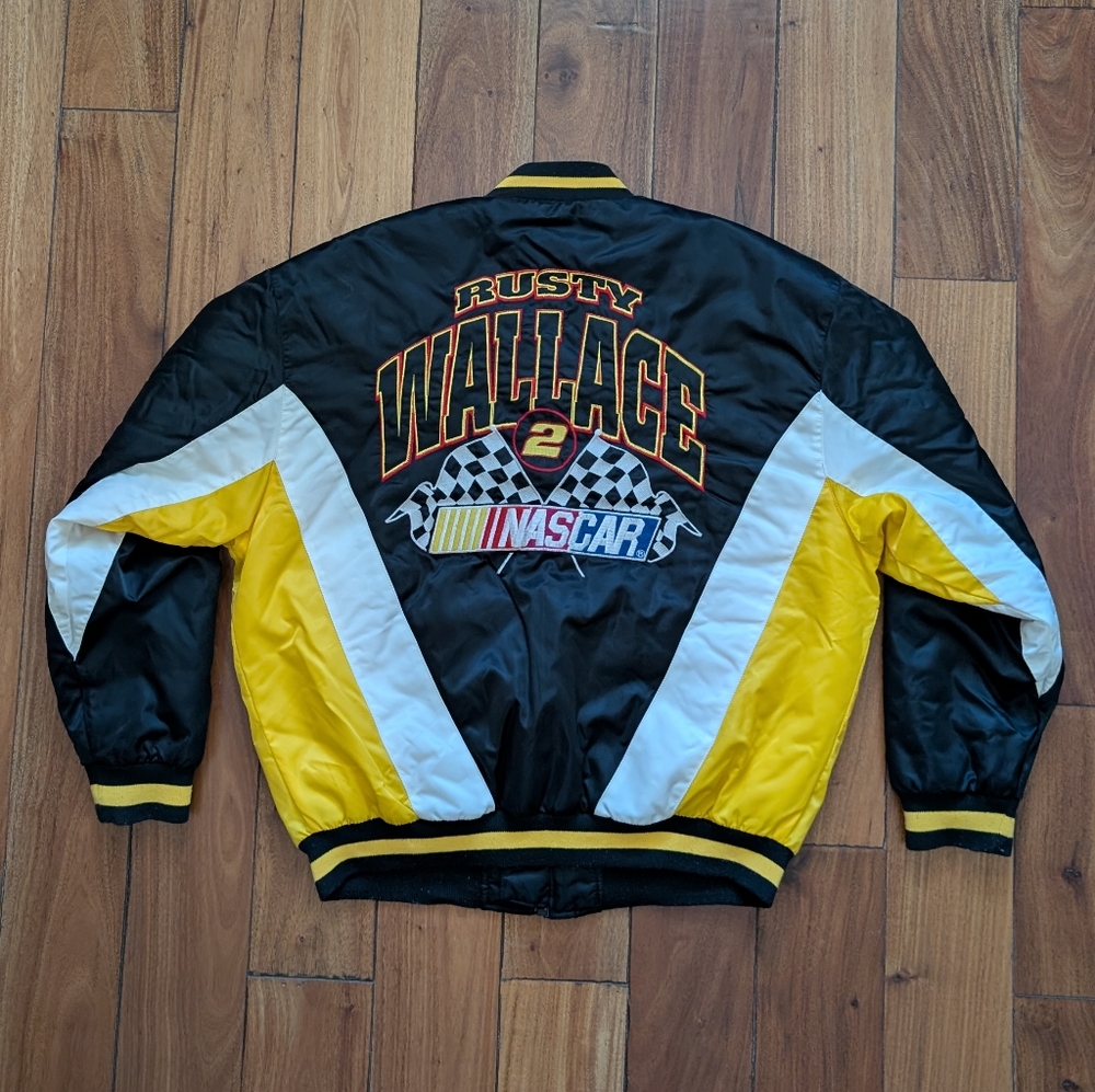 Rusty Wallace Nutmeg Nascar Jacket (L)